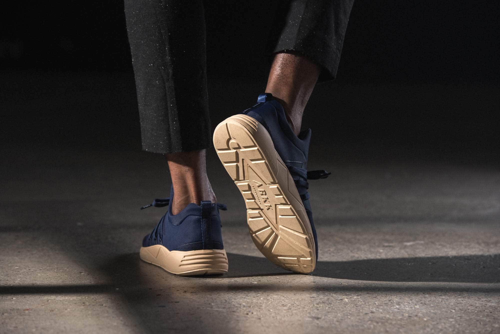 ARKK Collection Raven Nubuck S-E15 Navy Tan - Men Raven Navy